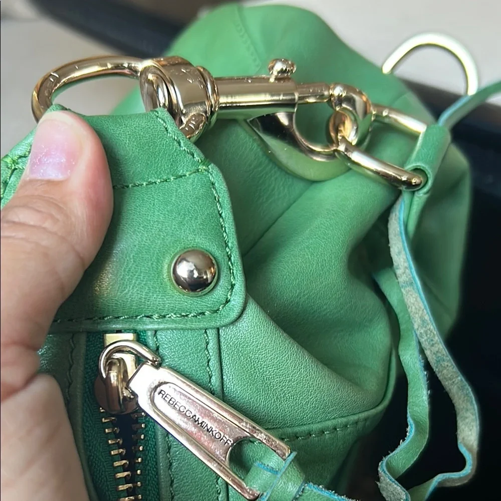 Rebecca Minkoff MAB Green Leather Handbag